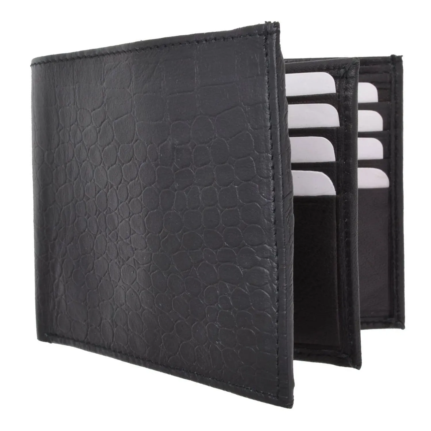 RFID- Croco RFID Flip Bifold Wallet For Men