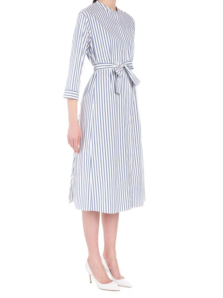 'S Max Mara Bebbio Striped Midi Dress