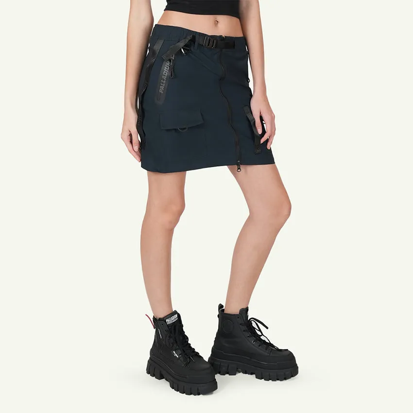 SHORT SKIRT FRONT PKT WOMEN'S SKIRT -  ANTHRACITE