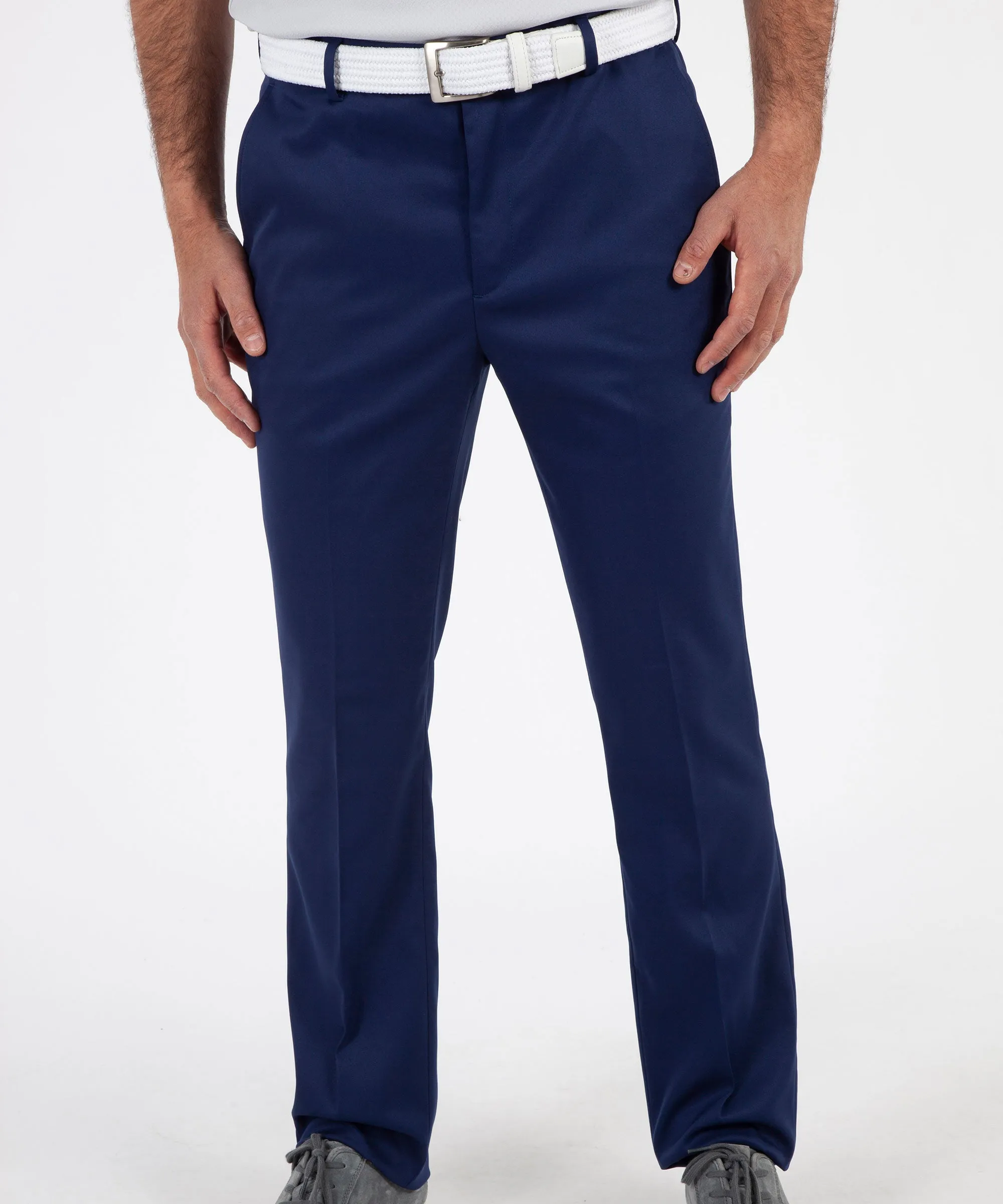 Signature Solid Wool Gabardine Trousers