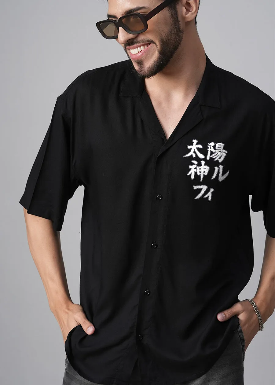 Sun God Mens Fluidic Oversized Shirt