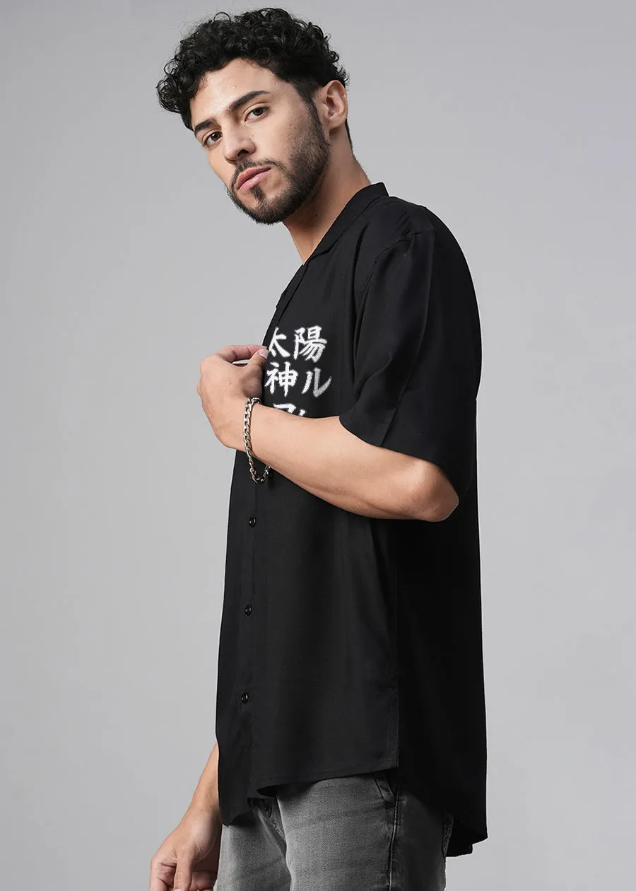 Sun God Mens Fluidic Oversized Shirt