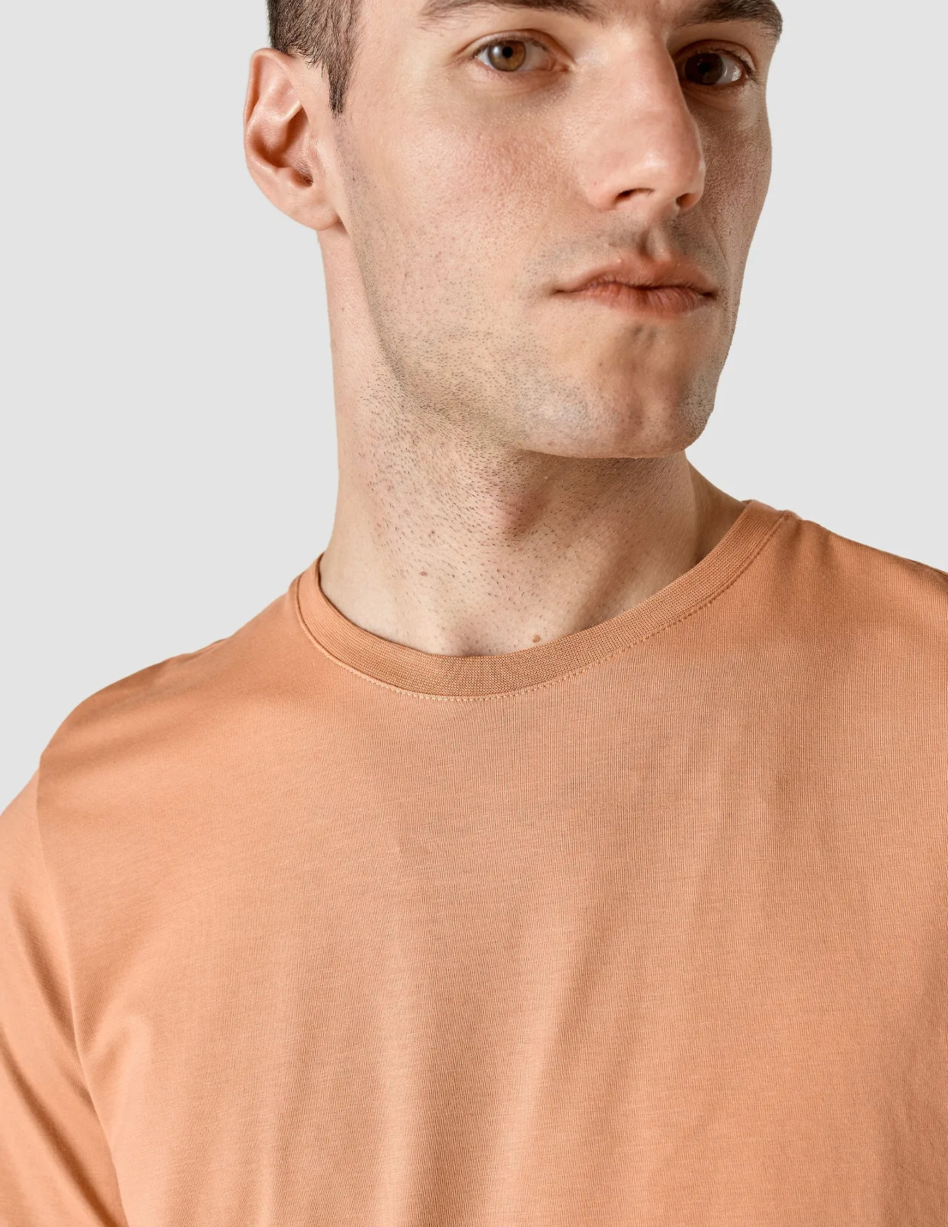 Supima T-shirt Rusty Caramel