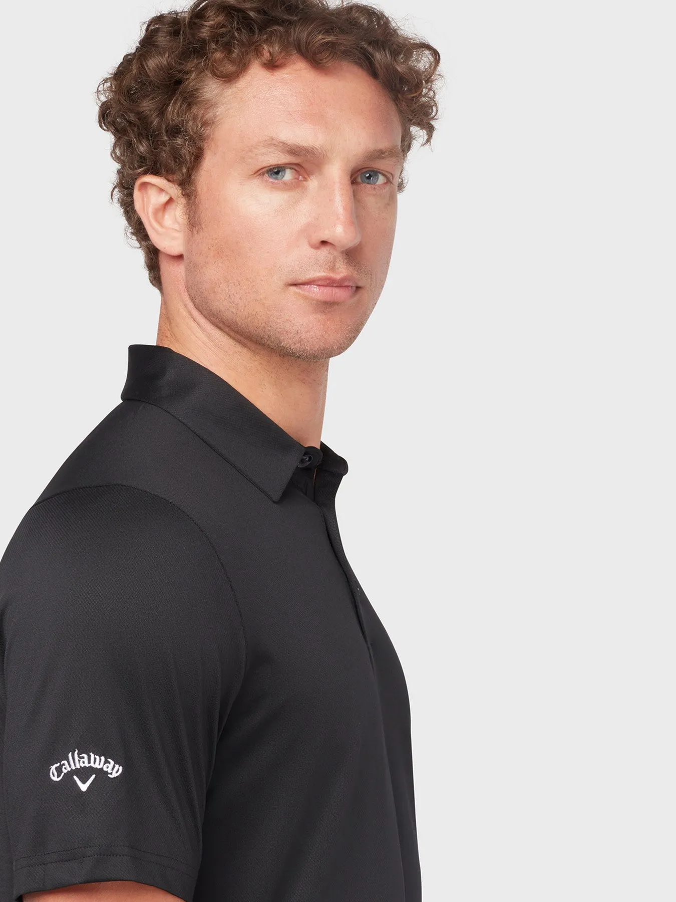 Swing Tech Tour Polo In Caviar