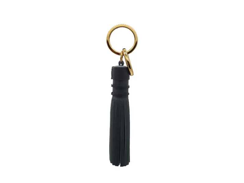 Tassel Keyring/Bag Charm - Green/Navy