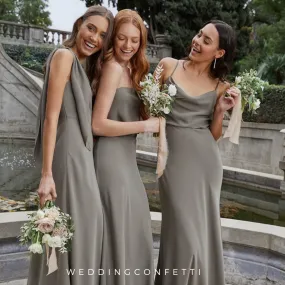 The Fajer Satin Bridesmaid Collection (Customisable)