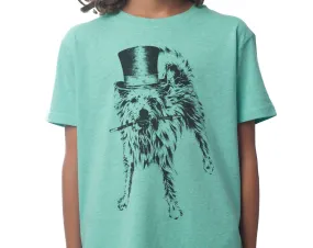 The Magical Pooch - Kids T-shirt - Heather Green