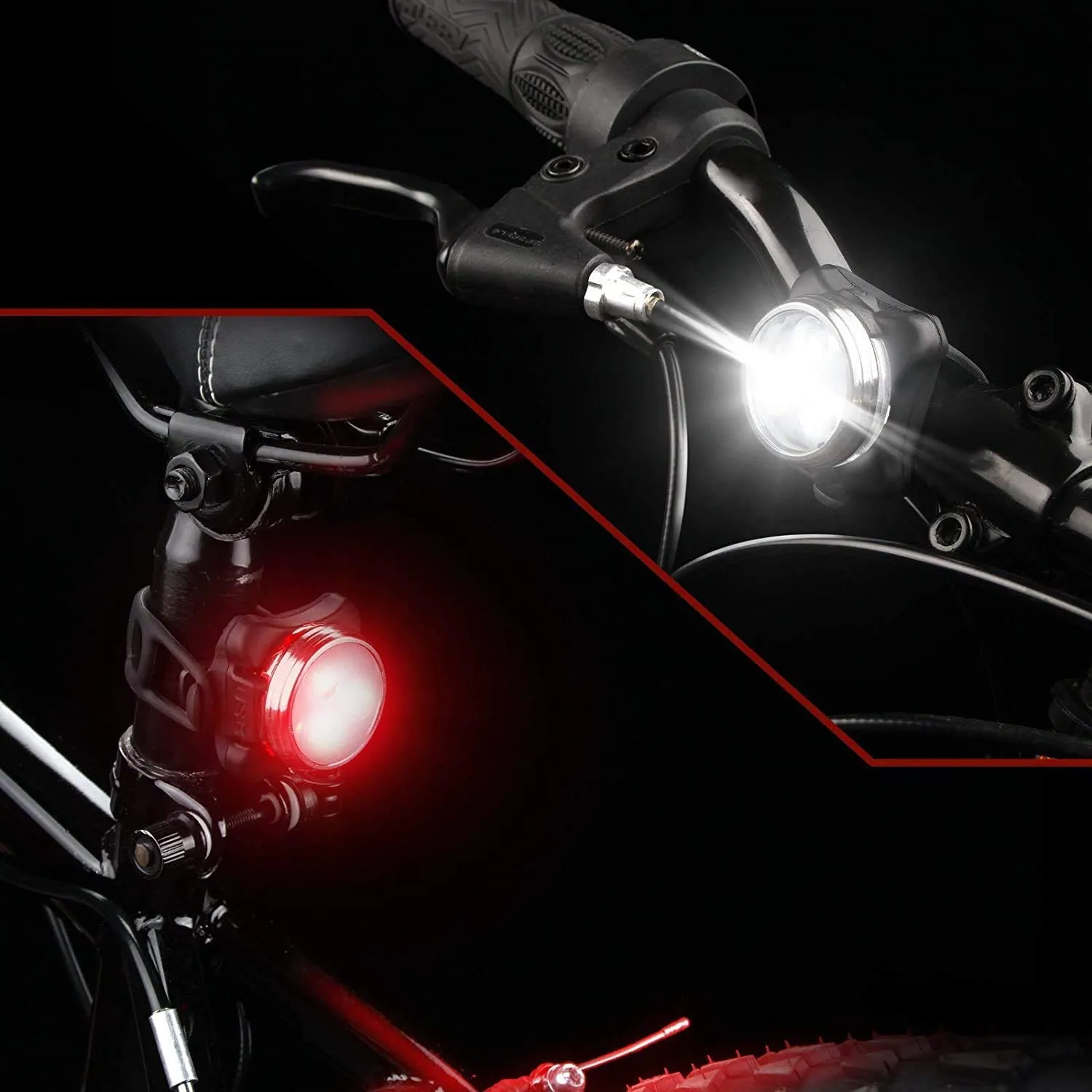 Waterproof USB Rechargeable Bicycle Light