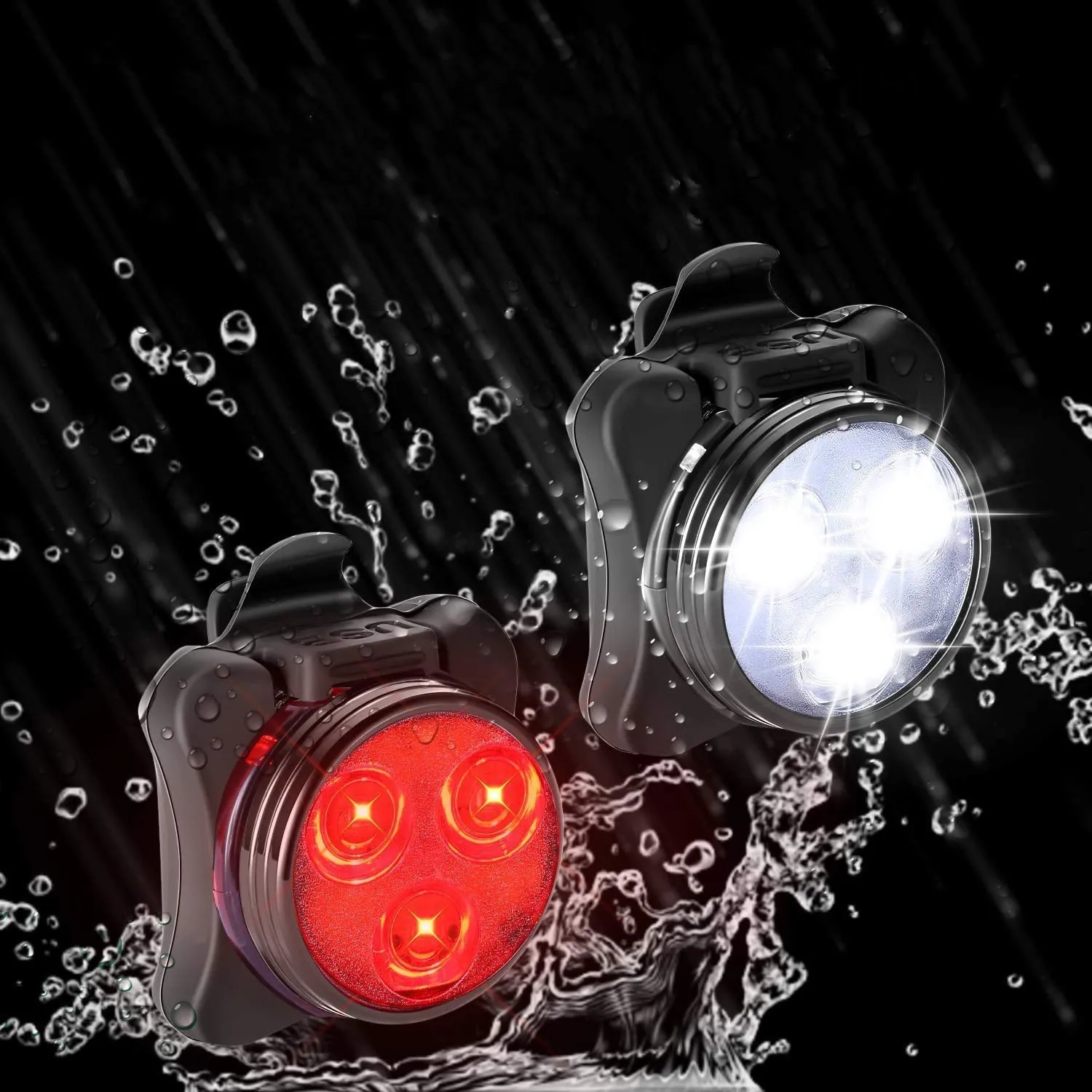 Waterproof USB Rechargeable Bicycle Light