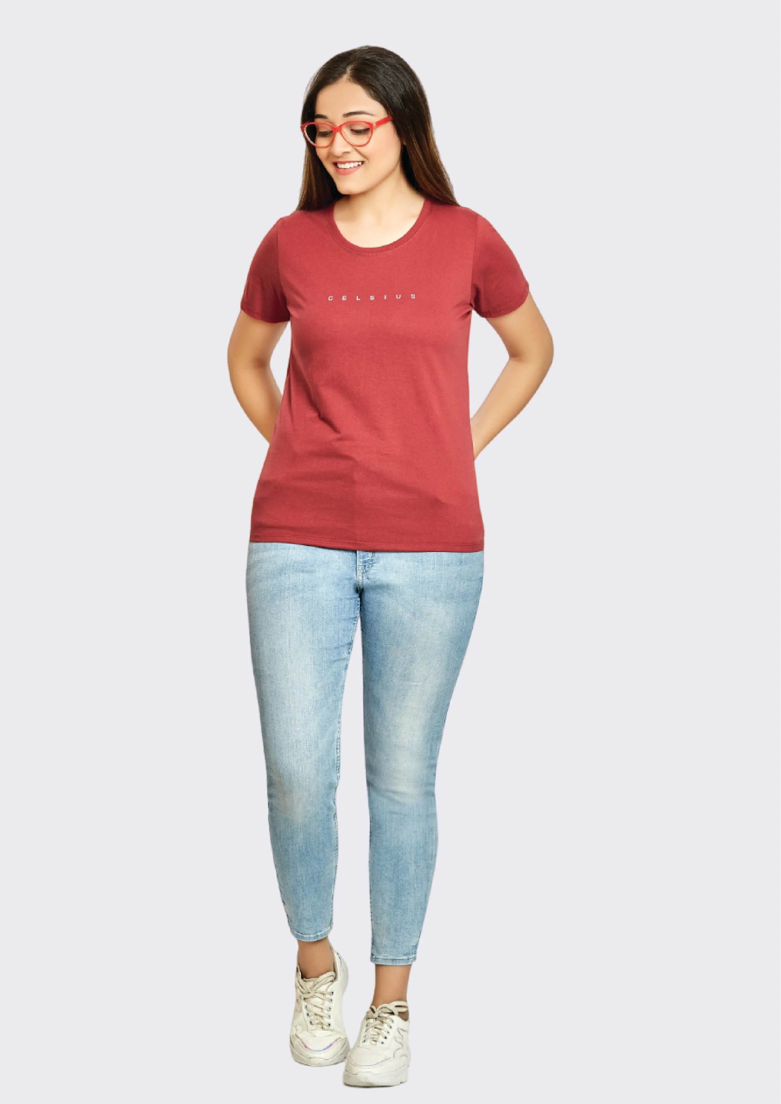 WOMEN 3 PIECE PACK CREW NECK TSHIRT